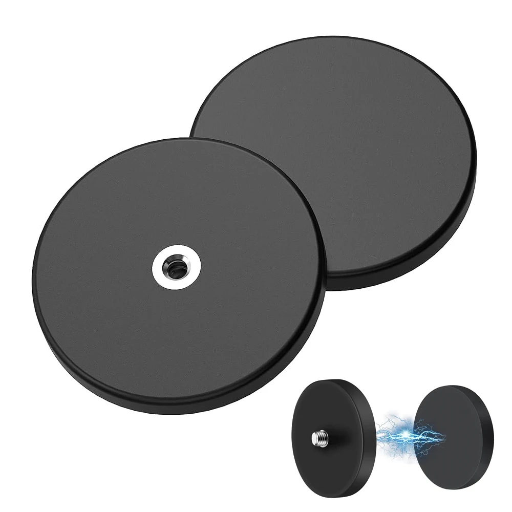Camera Accessories Camera Mount Bracket 1/4 inch Screw Thread Hole Magnetic Base For Action Camera Light Phone Monitor Holder Boat Car Bar Outdoor Offroad