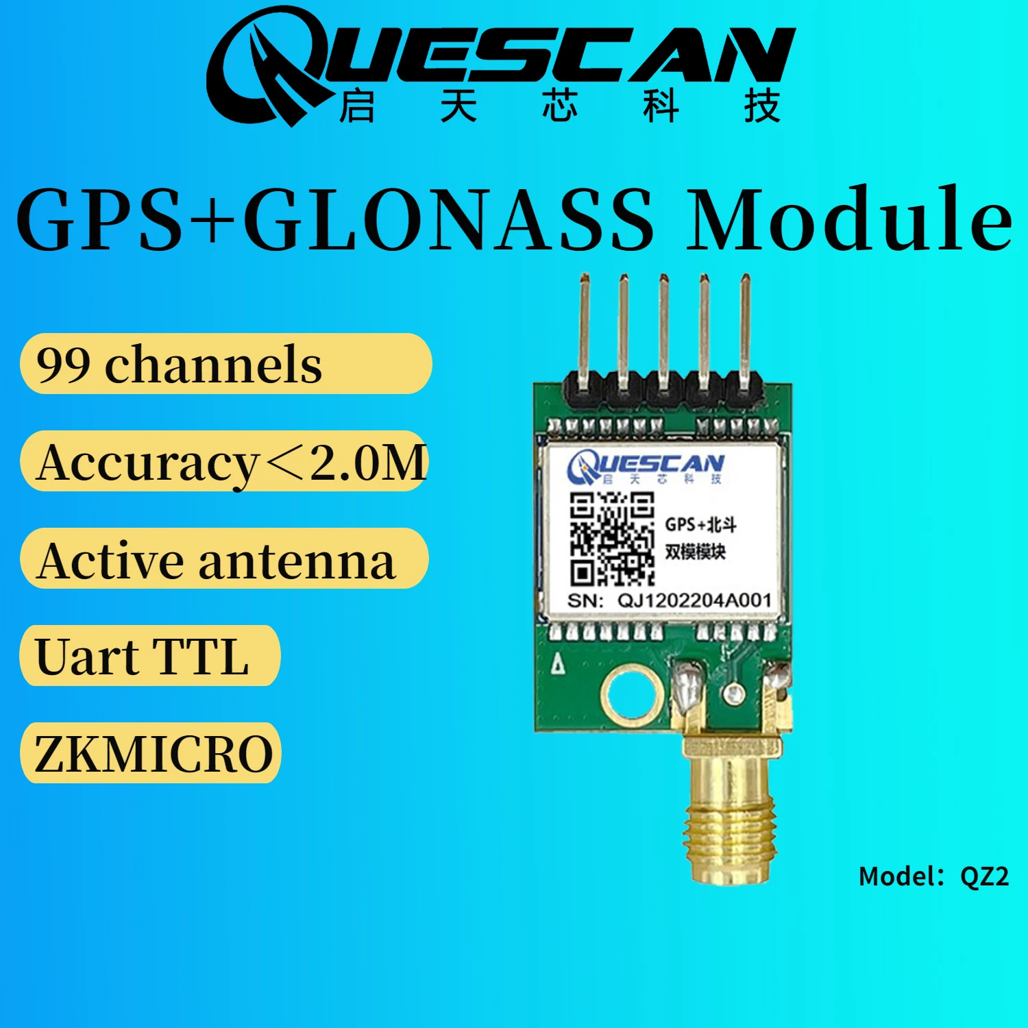 Daul modu BDS GLONASS GPS modülü UART TTL stm32 RPi Arduino GPS modülü ...
