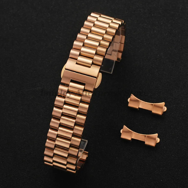 Premium Stainless Steel Watchband Replacement - Arc Interface Wristband Bracelet