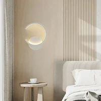 Modern LED Wall Lamp Nordic Black White Golden 2