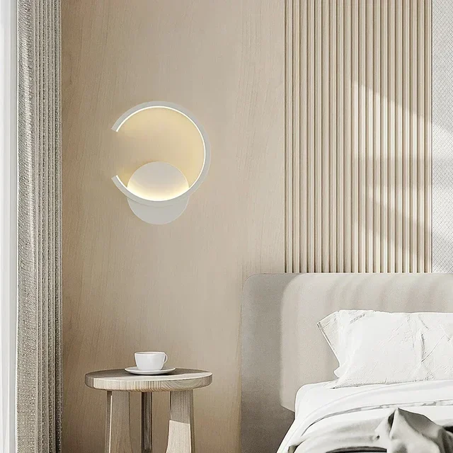 Modern LED Wall Lamp Nordic Black White Golden 2