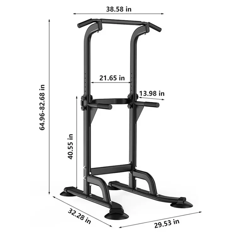 Home Gym Strength Training Durevole Single Parallel Bar Palestra Pull Up Bar Power Tower