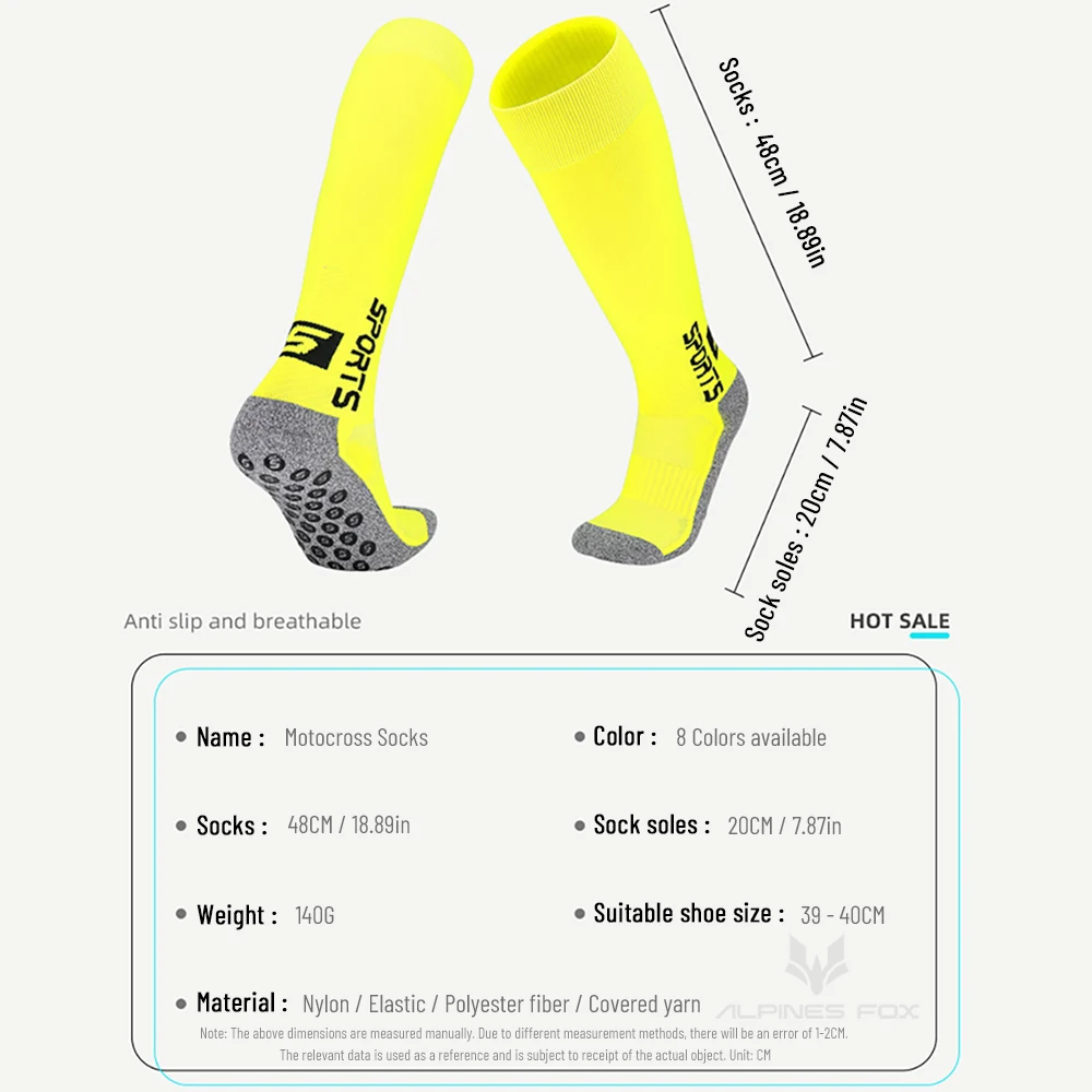 Motorcycle Socks MTB MX ATV Breathable Bike Bicycle Motocross Racing Training Socks Anti-Skid Long Stocking Motos Acesssories