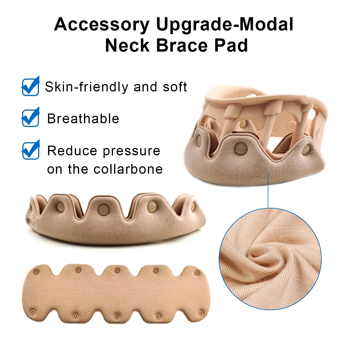 VELPEAU Cervicorrect Neck Brace Silicone Cervical Traction Device