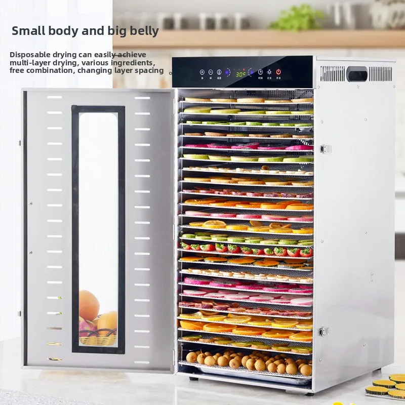 110V/220V Fruit and Vegetable Dryer Household Grain and Fruit Dehydrator Food Dehydrator Air Dryer Plug