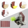 110V/220V Polishing Grinding Machine Cutter Edges Sharpener Multifunctional Grinder Mini Electric Belt Sander 7 speed Adjustable 5