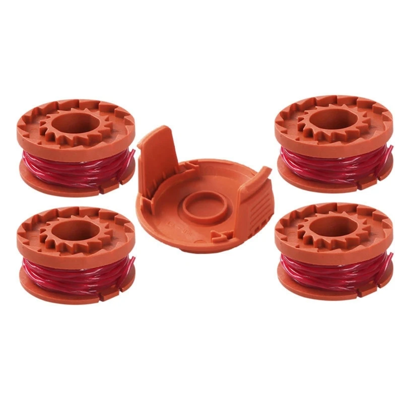 

Lawn Mower String Trimmer Spool Line Round Grass Trimmer Line With Thread Coil Lid Fitfor Garden Trimmer Accessories 45BE
