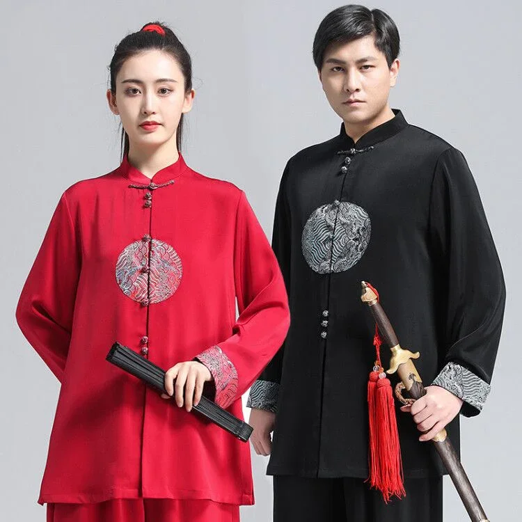 

Kun Master Tai Chi Clothes Kung Fu Dress Wushu Clothing Martial Art Uniform Unisex Women And Men Embroidery 2023 New Style