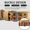 Pet Products Outdoor Tactical Dog Collar Breathability Nylon Collar Medium and Large Dog Training Neck Collar Dog Traction Rope 4