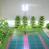 4 PCS HO Scale Model Lighting Tower,Tower Lights Model Lights Layout Lamppost For Train/Garden/Playground/Stadium 2
