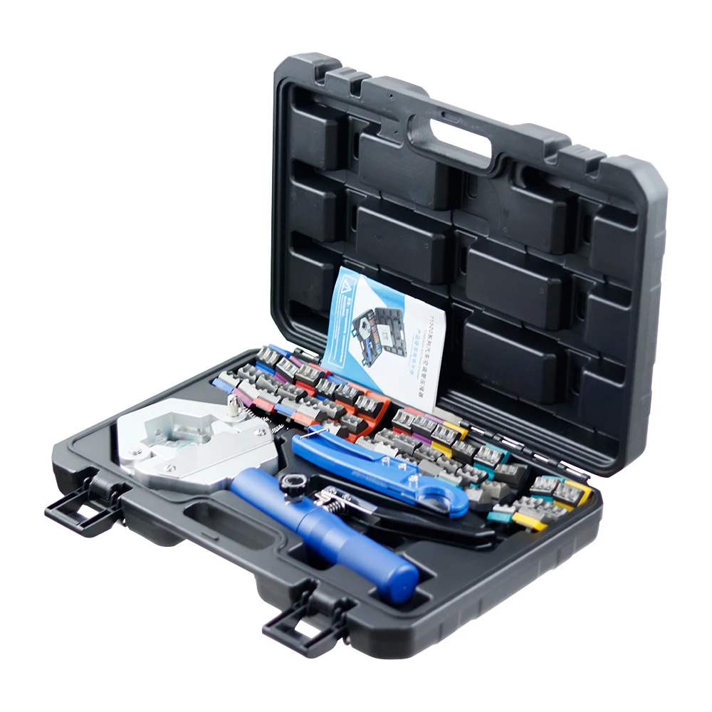 FS-7842 Portable Hydraulic Hose Crimping Tool Manual Hose Crimper Kit 8T Hydra-Crimper Automotive Air Conditioning Maintenance 5