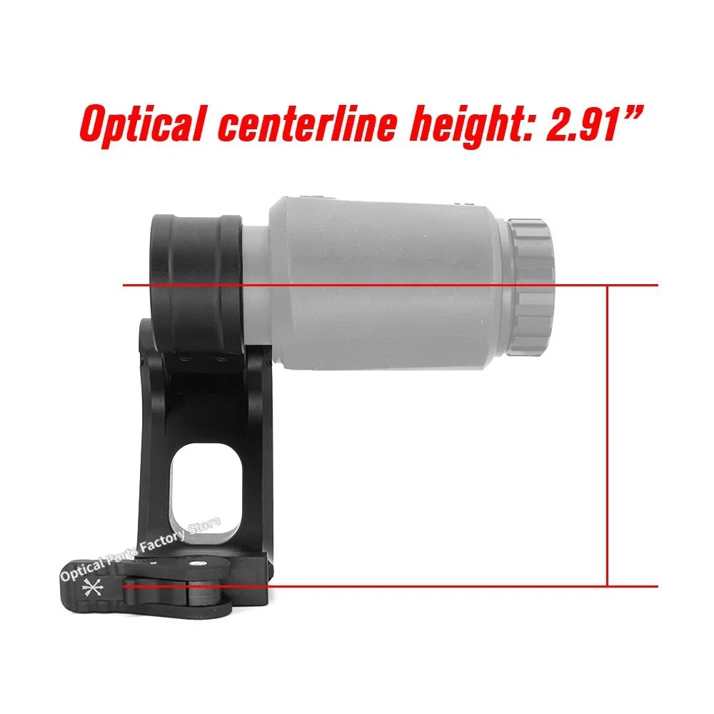 Tactical UN FTC Mount For G33 G43 Magnifier Riser Scope Mount For 551 552 553 558 Holographic Red Dot SIight FAST Riser Mount 4