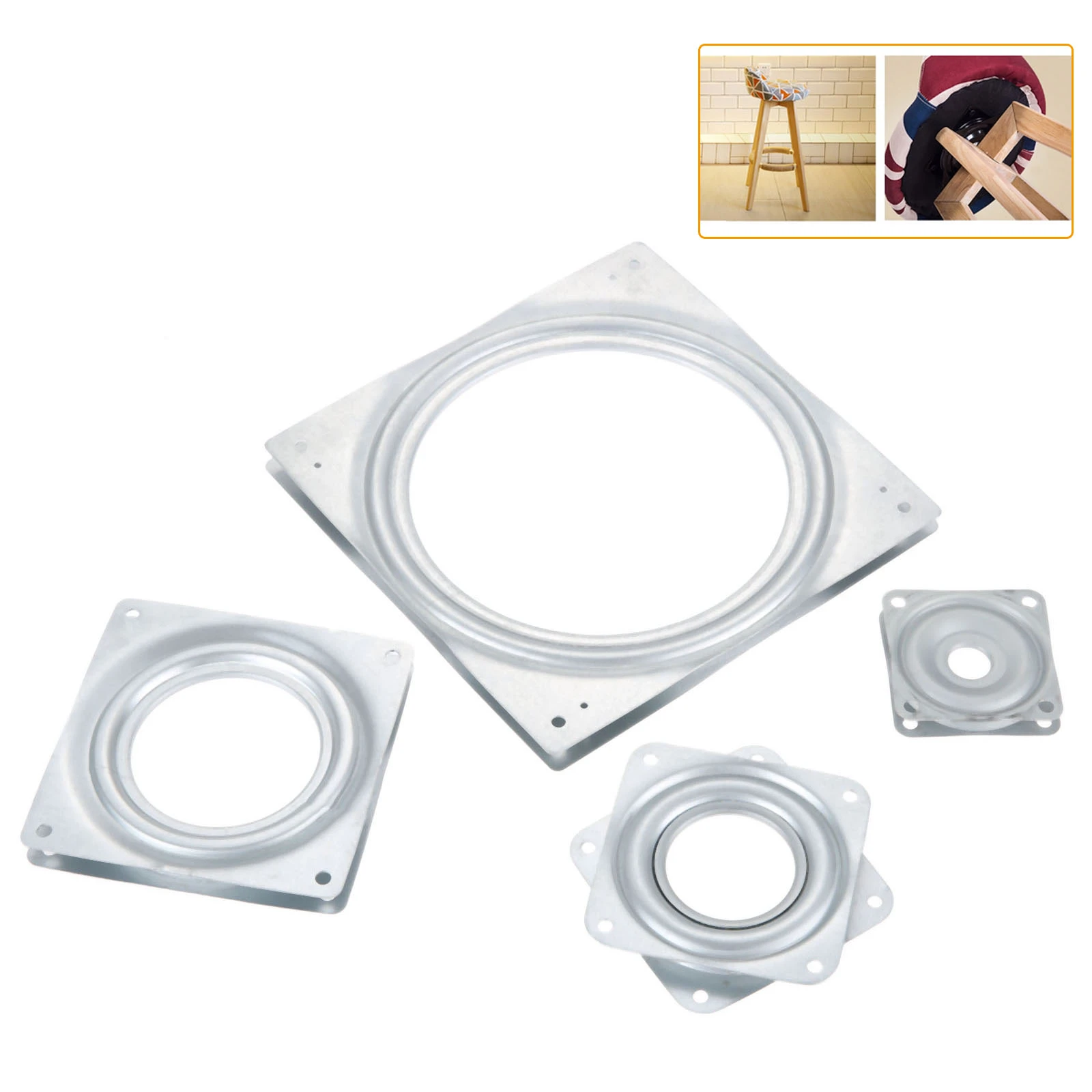 360 Degree Rotating Square Lazy Susan Bearing Set Table Turntable Swivel Plate 360 Degree Rotating Square Lazy Susan Bearing Set Table Turntable Swivel Plate