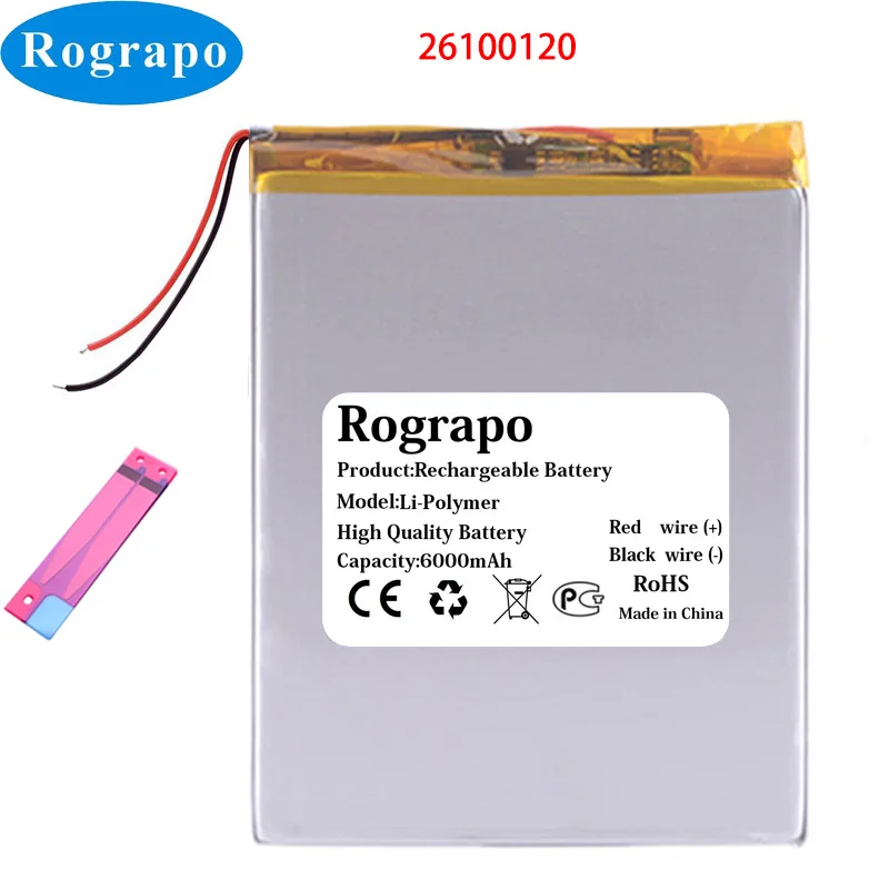 Nuova Batteria Per Tablet Pc 3.8V 6000Mah 26100120 30100120