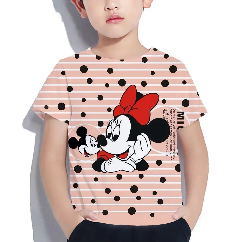 Children's Clothing Boys Mickey Mouse Short Sleeve Mickey Mouse T-shirt Kids Sweatshirt Child's Clothes Boys 3d Mickey T-shirts 5