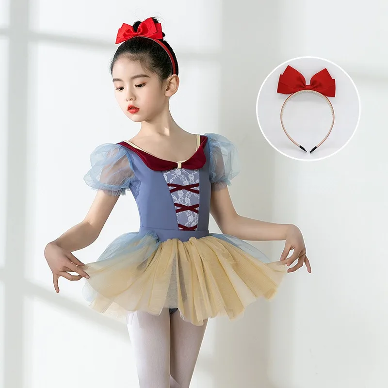 Child Girls Princess Dress Ballet Leotard Tutu Birthday Party Princess Costumes Halloween Christmas XMAS Gifts Daughter