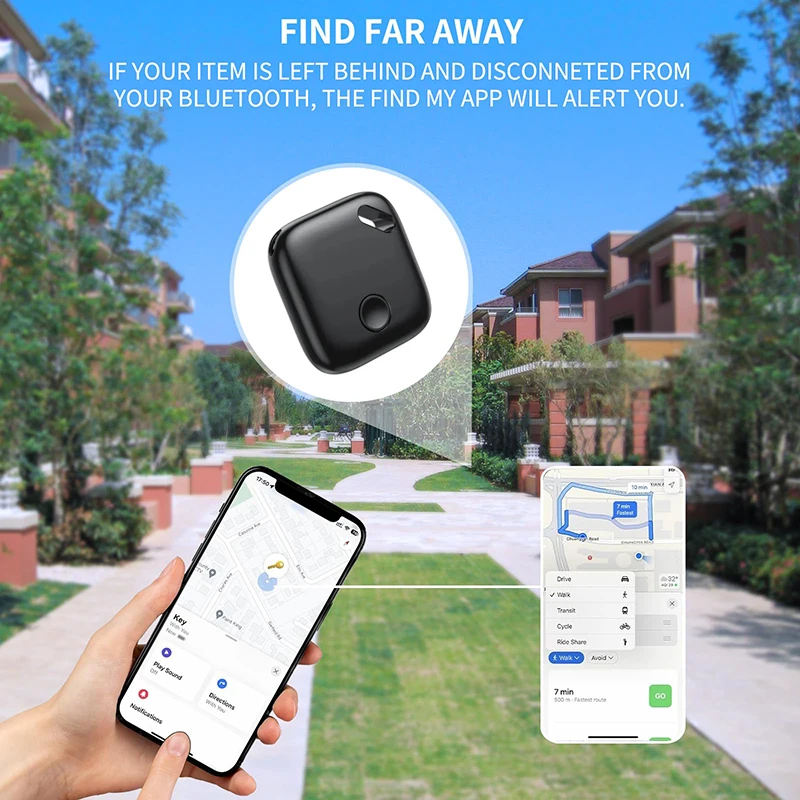 Smart Tag Keys Finder Global Tracker Works with Find My APP Anti Lost Reminder Device for Iphone Replacement Locator MFI Rated