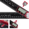 2-in-1 Digital Angle Ruler Large Screen Display Steel 0-360°(200mm) Protractor Precision Adjustable Angle Measurement Tools 1Pc 4
