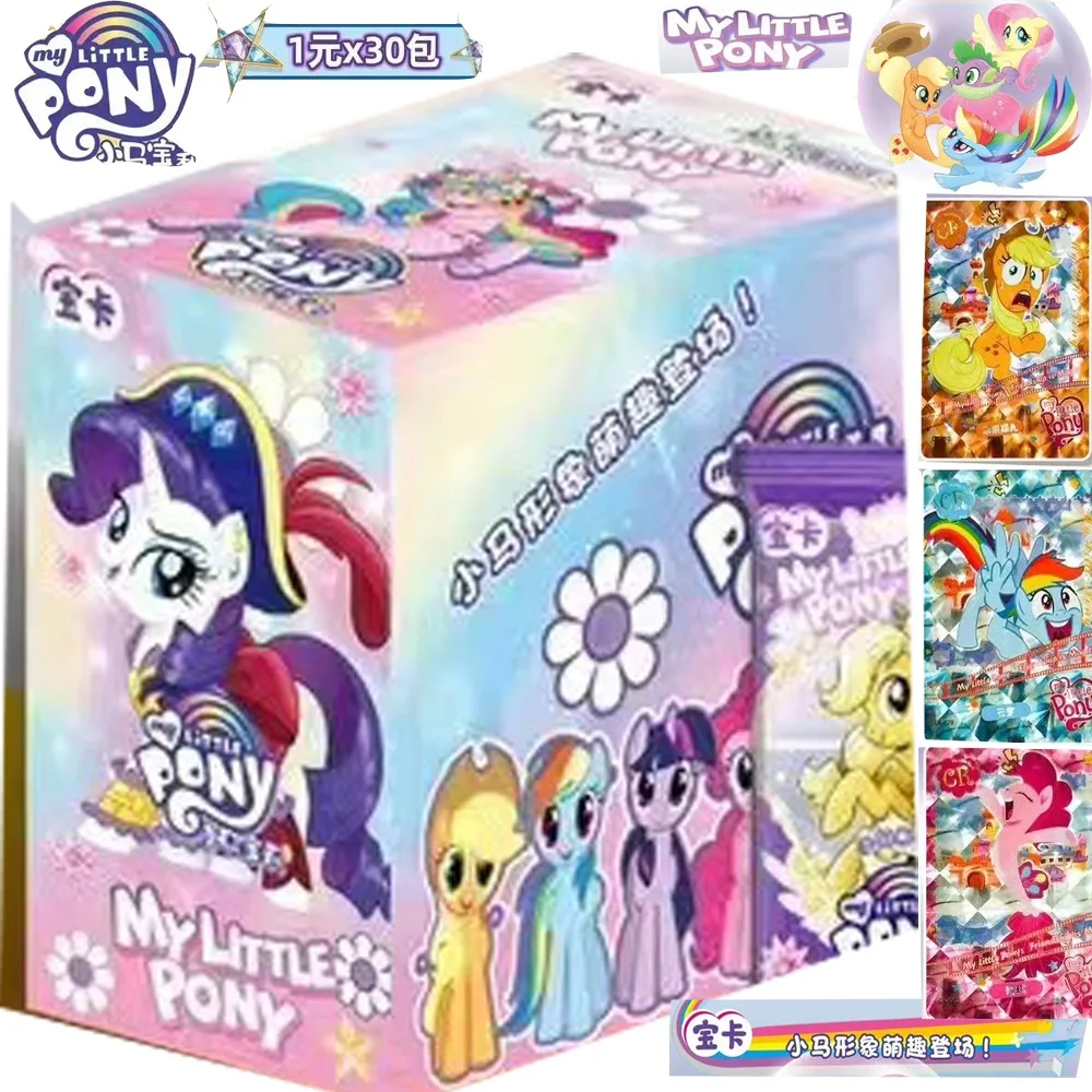 

Genuine My Little Pony Card For Child Twilight Sparkle Applejack Heidelberg Printing, Germany Thick card series Limited edition