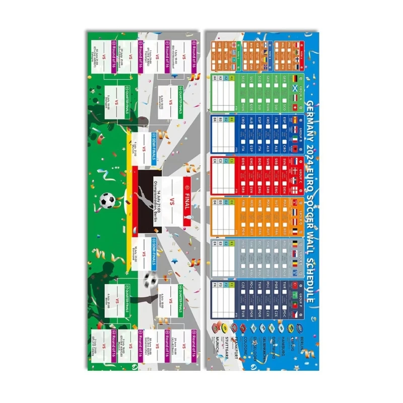 

Футбол Евро Планировщик 2024 Формат Плаката Чемпионата Европы Кубок Европы 2024