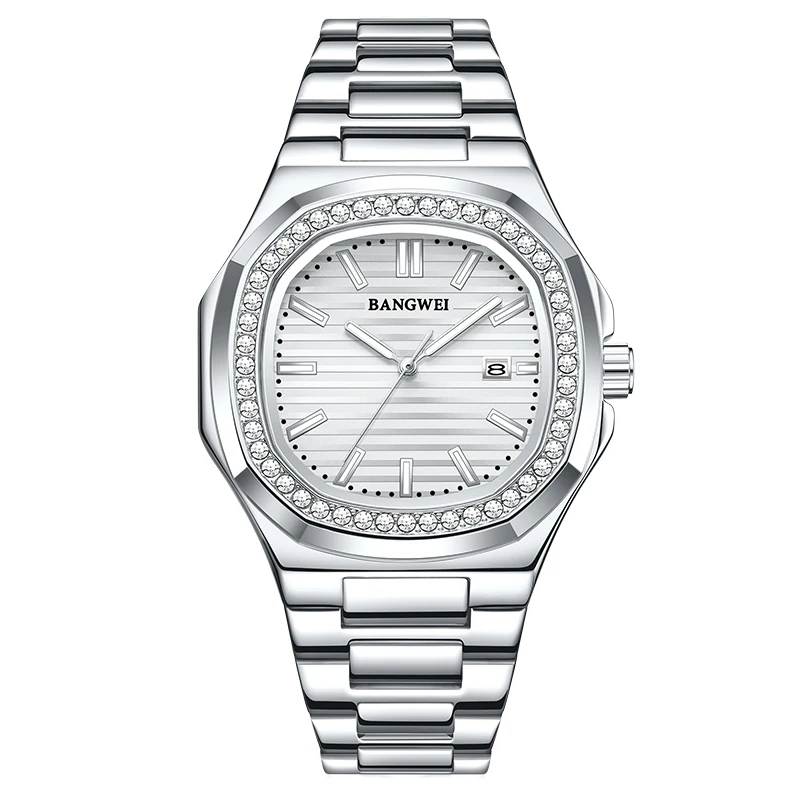 Silver white