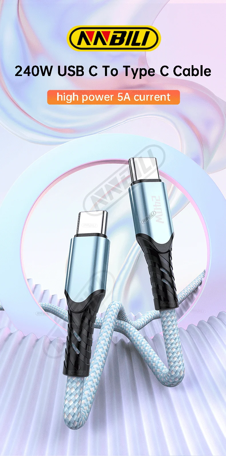 NNBILI USB C Cable Image 1