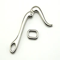 KEEP DIVING 4“/6" Pelican Hook & Eye with Quick Release Link Stainless Steel 316 Marine Boat 2