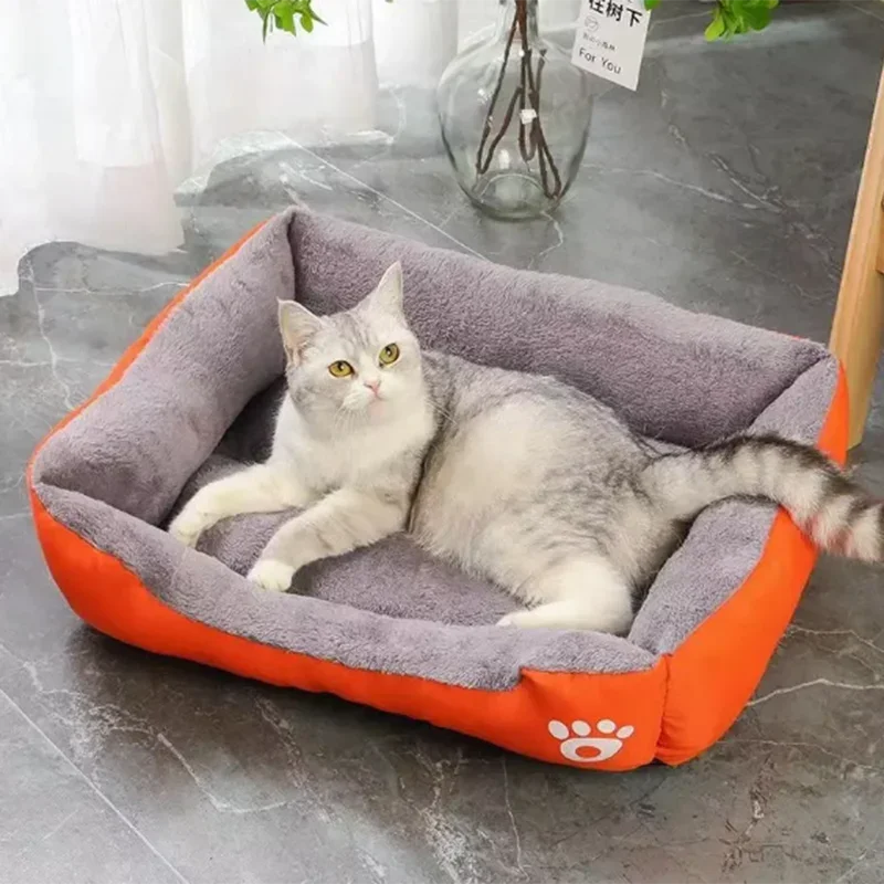 Pet Bed Cat And Dog Large Scale Soft Cotton Warm Waterproof Sofa Bed Universal For Cats Dog pet bed