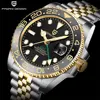 New GMT Watch PAGANI DESIGN 40mm Men's Wristwatch Classic Luxury Mechanical Watches Top Brand 100M Waterproof Watch for Men 2025