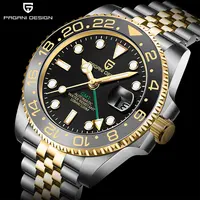 New GMT Watch PAGANI DESIGN 40mm Men's Wristwatch Classic Luxury Mechanical Watches Top Brand 100M Waterproof Watch for Men 2025