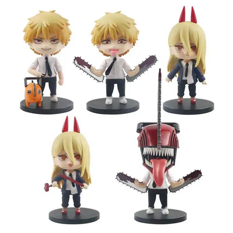 

Фигурки аниме 6 шт., Коллекционная модель Q Version, экшн-фигурки, Новые аниме фигурки