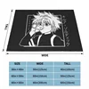 X Hunter Blanket Soft Flannel Fleece Warm Killua Zoldyck Anime Hxh Throw Blankets for Travel Bedding Bedspreads throw blanket 6