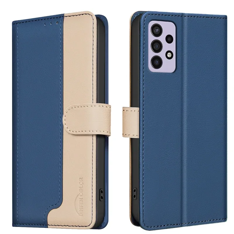 Leather Wallet Flip Case - Elegant Protective Cover
