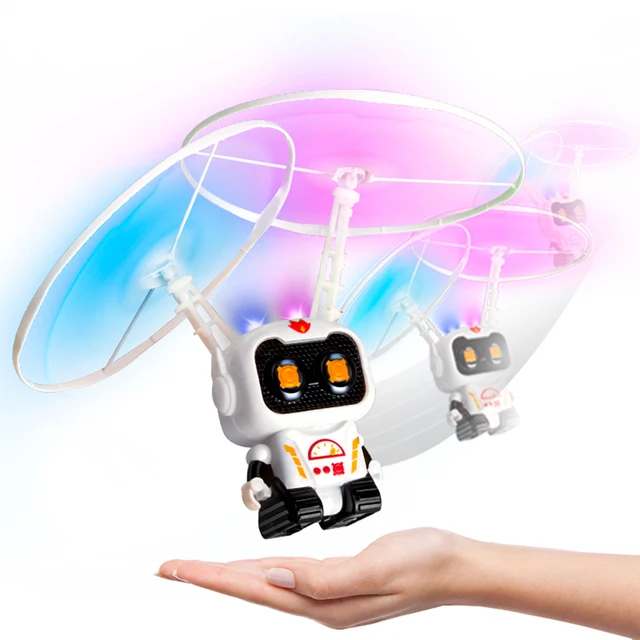 Space Flight Flying Helicopter USB Charging Flying Explorer Toys Aircraft LED Light Flying Suspension Induction Helicopter 5