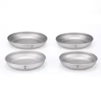 Keith Titanium Plate Camping Titanium Dishes Saucer Outdoor Tableware Camping Plates Cutlery 1
