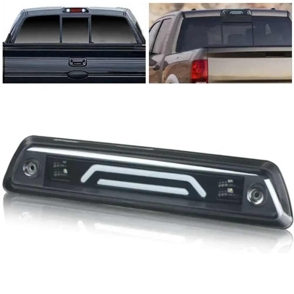 Tercera Luz De Freno LED Humo Trasera Reversa Trasera Lámpara De Carga Para 09-14 FORD F150