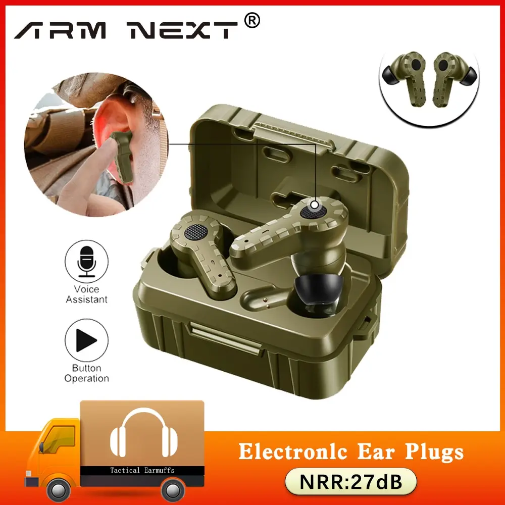 ARM NEXT Electronic Shooting Earplugs Noise Canceling Hearing ...