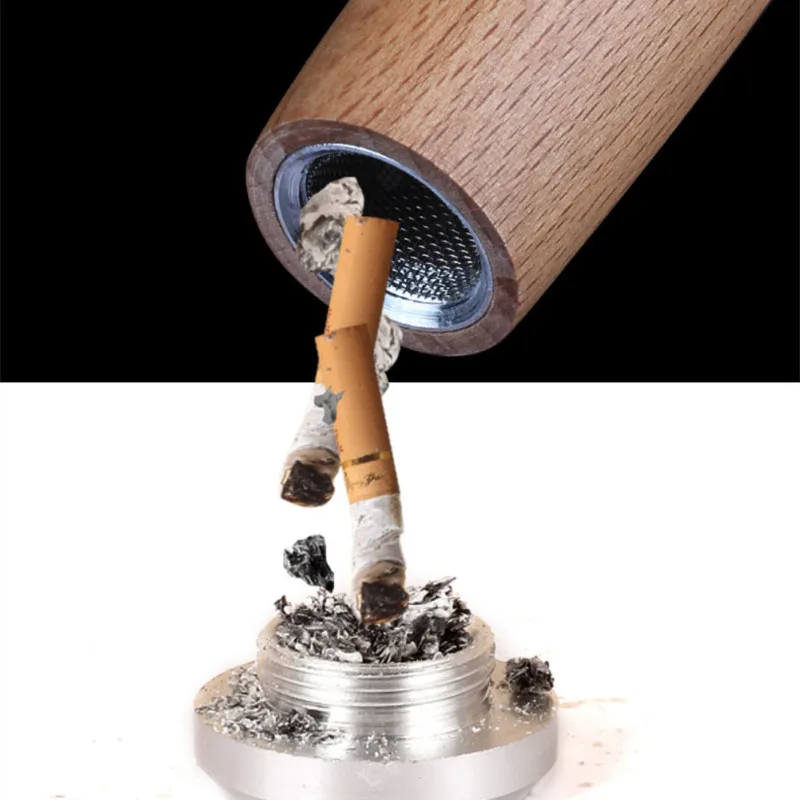 

Mini Car No Wood Ashtray Portable Ashtray No Ejection Smoking Ashtray Special Cigarette Holder Gray Storage Box Ash Organizer