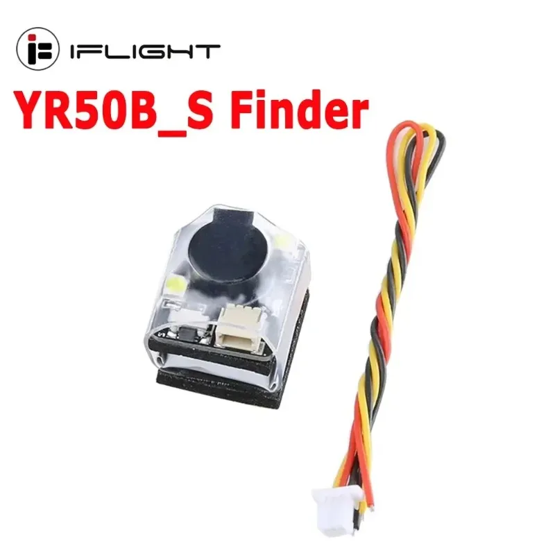 Se89c2dde102348c88e27a8ee044cdf27b.jpg IFlight YR50B_S Finder Buzzer 100dB BB Ring LED alarme lumineuse 100 décibels Programmable BF F7 pour quadrirotor FPV et avion RC