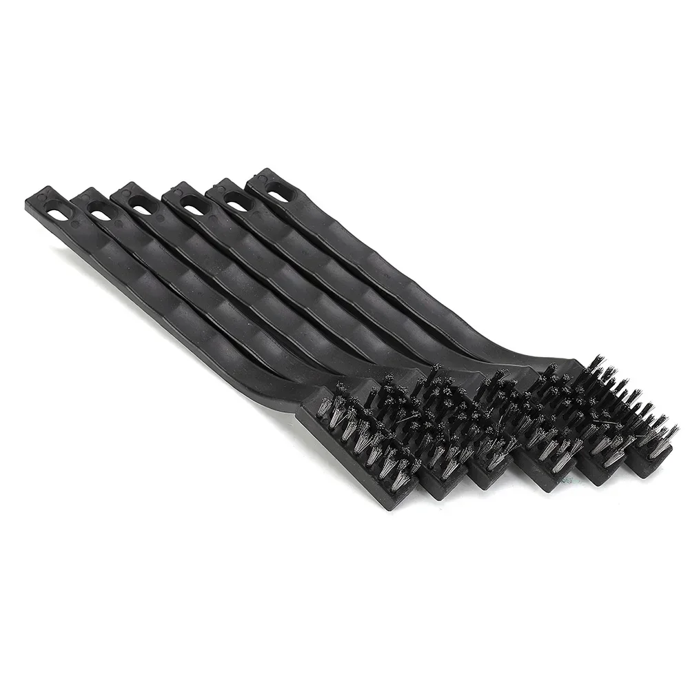 6pcs Clening Wire Brushes Stainless Steel DIY Paint Rust Remover Removal Cleaning Polishing Detail Metal Brushes