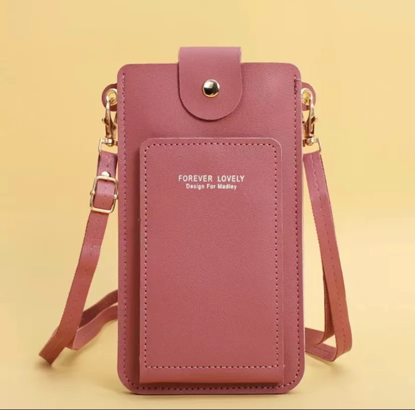  GAOXUFEI Bolso pequeño para teléfono celular para mujer, cartera  de gran capacidad, versátil a la moda (color marrón, tamaño: 4.3 x 1.6 x  7.5 pulgadas) : Ropa, Zapatos y Joyería