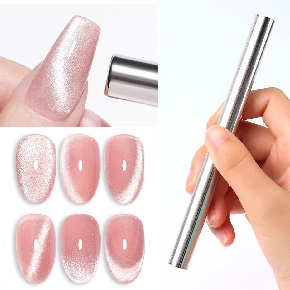 magnetic nail art tools Cylindrical Magnet for Cat Eye UV Gel Varnish with Nails Art Decoration Fashion Nail Magnet Tools for Manicure Design Tools