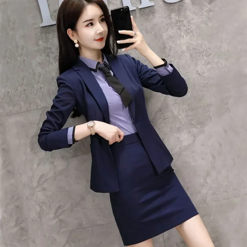 2023 Fashion Temperament Business Manager Work Clothes Ol Korean Formal Luxury Jacket for Woman New High-end Suit Professional