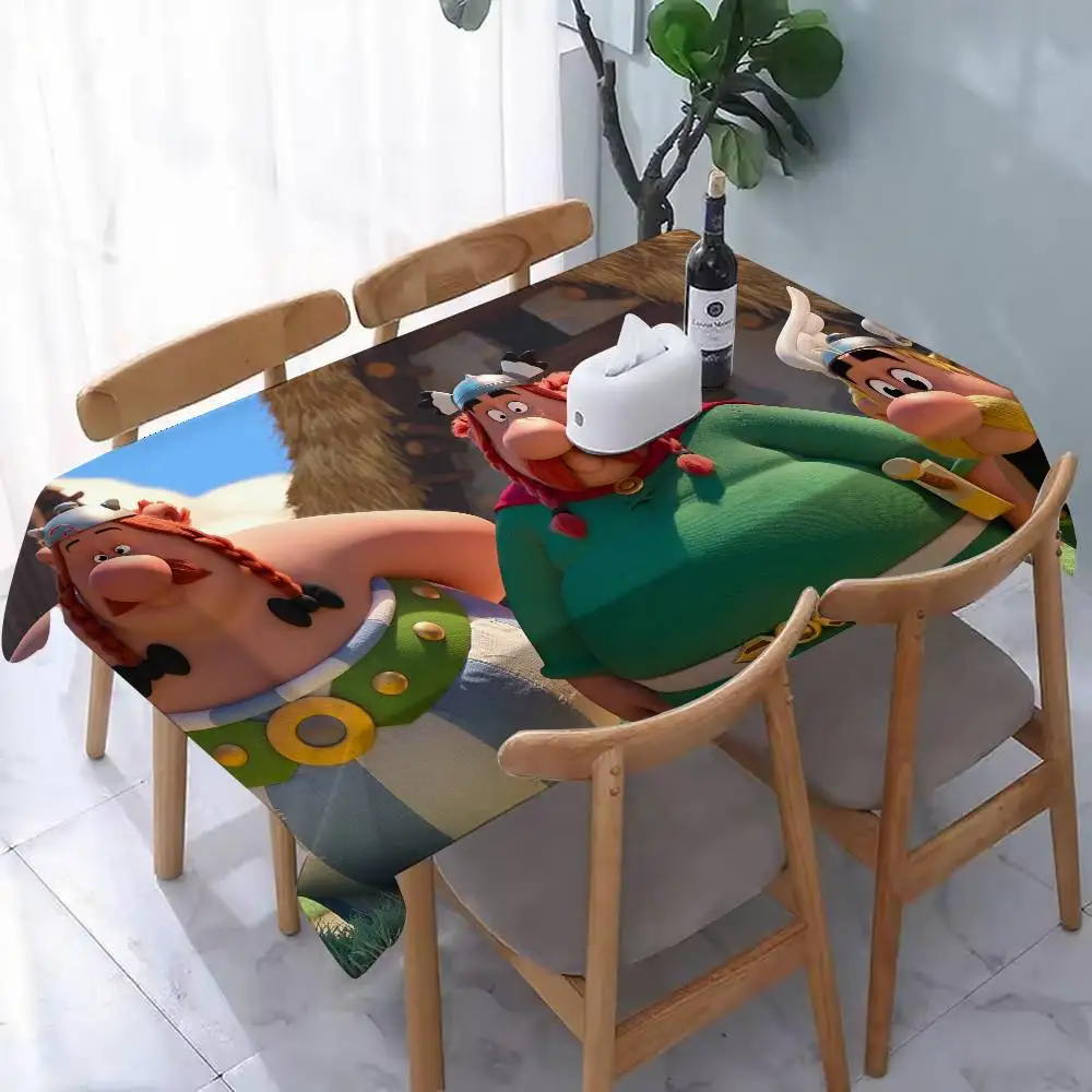A-Asterix Et O-Obelix M-Manga 테이블 천 사진 배경 스튜디오 장비 홈 장식 액세서리