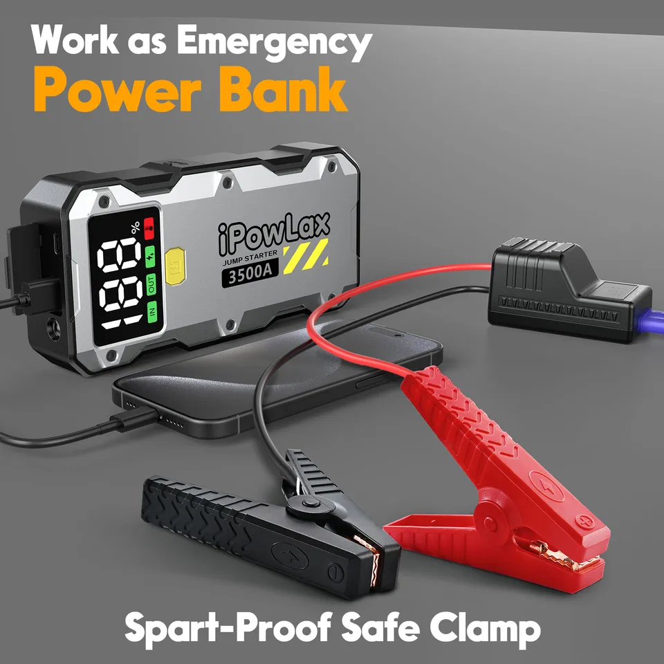 Avviatore Portatile 5 In 1 Con Power Bank 21800 MAh E Compressore 150 PSI – 3500 A Per Motori Benzina E Diesel Fino A 8 L