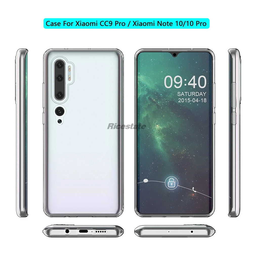 Crystal Clear Anti-Shock Soft TPU Phone Case