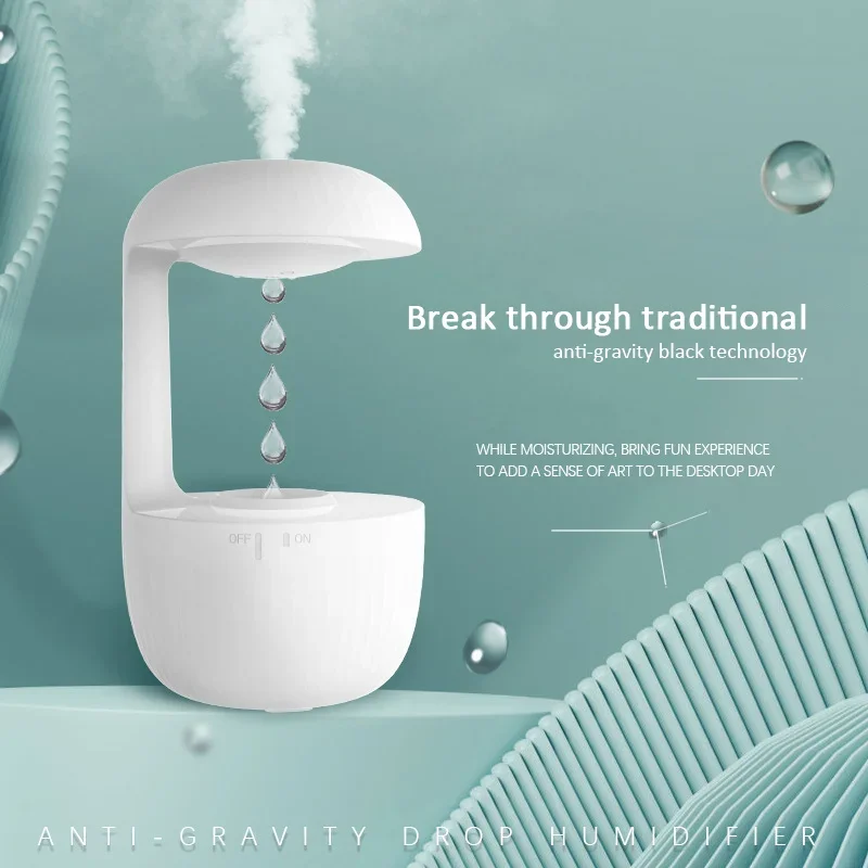 

Увлажнитель воздуха в виде капель для украшения дома, антигравитационный распылитель эфирных масел, невесомый, ночник