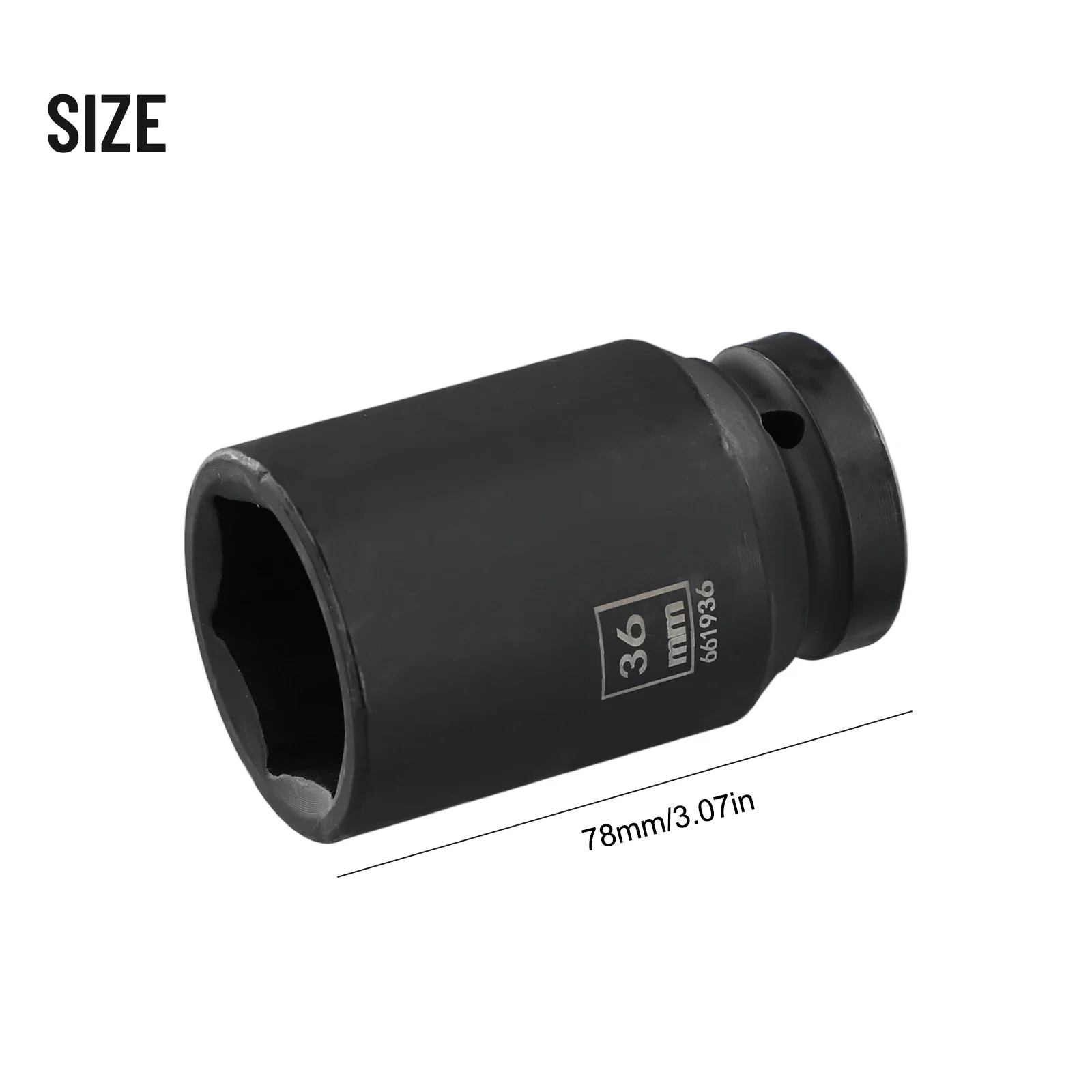 1pc 36mm Hex Impact Wrench Drive Adapter Hexagon 3/4Inch Socket Wrench For Car Repairing Household Improvement Spanner Hand Tool 5