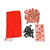 Bingo Games for Family Portable Wooden Travel Bingo Set Learning & Education Strategy Board Games Russian Toys for Birthday 1