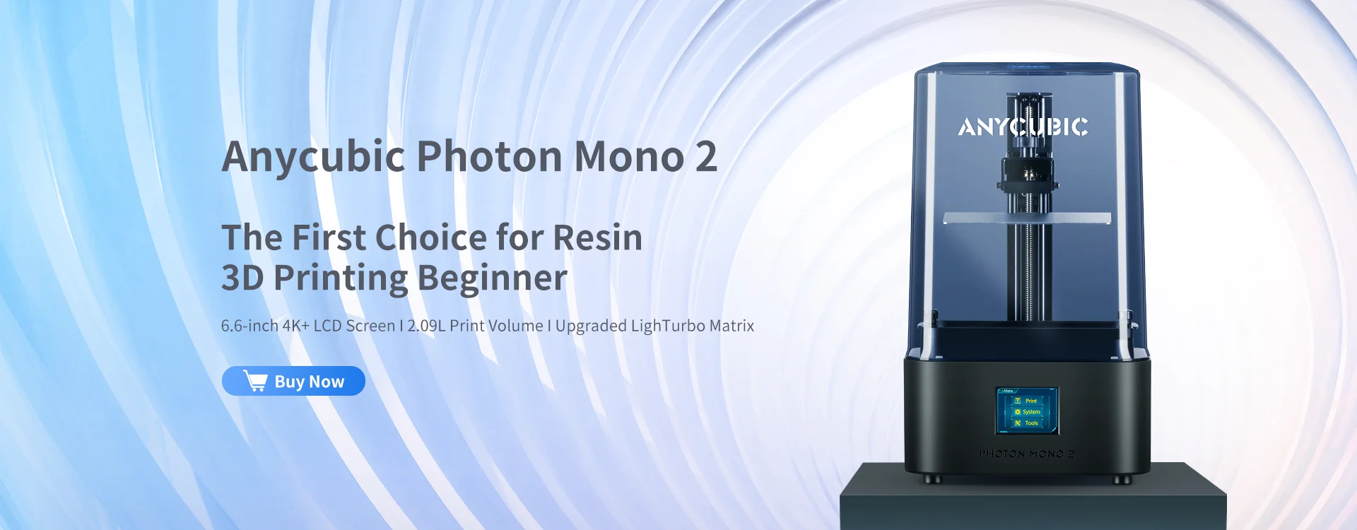 ANYCUBIC Photon Mono X 6Ks 9.1 inch 6K LCD SLA 3D Printer High